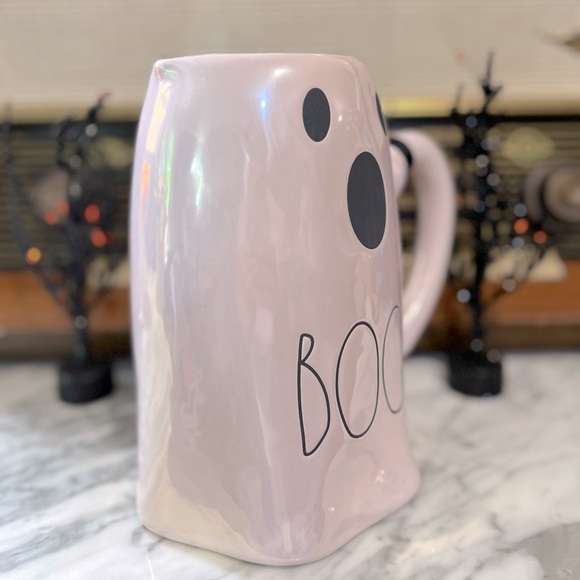 ✨NEW👻Rae Dunn 2024 Pink Iridescent Ghost Pitcher💖 - Picture 4 of 11